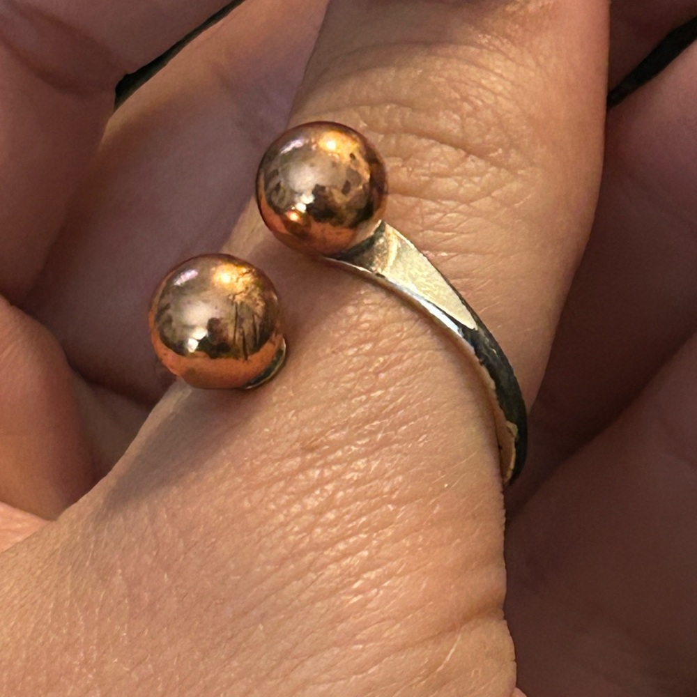 Silver Filled Wrap Around Ring - image 1